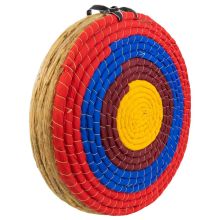 Nitehawk Traditional Round Solid Straw, 5 Layer 50cm Natural Archery Target, Red