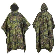 Nitehawk Camouflage Waterproof Hooded Poncho Outdoor Camping Hiking Rain Cover