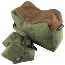 Nitehawk Olive Rifle/Air Gun Front And Rear Rest Bench Bag Hunting Shooting