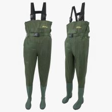 Michigan Nylon Waterproof Fly Coarse Fishing Hip Waders Sizes 6-12 Thigh Boots 