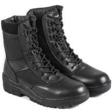 Nitehawk Army/Military Patrol Black Leather Combat Boots Outdoor Cadet Security