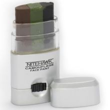 Nitehawk Camouflage GI/Army/Military Wind Out 3 Colour Face Paint Stick