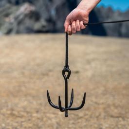 Nitehawk Heavy Duty Grappling Anchor Hook with 10m Nylon Rope